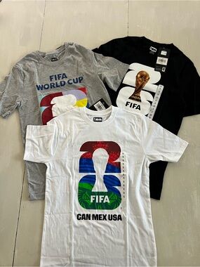 ⚽️🌎 NWT FIFA World Cup 2026 — 3-Shirt Bundle!